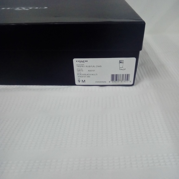 NIB Coach Tasha II Rainboot Sz. 9B - Picture 8 of 8